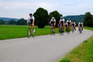 Perfektes Radwetter - nicht zu heiß und nicht zu kalt!