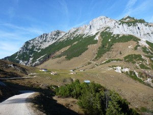 Tourentip-MTB: die Feldalm, eine eher einsame Ecke des Kaisergebirges