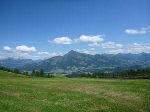 Blick vom Astberg auf das Kitzbühler Horn
