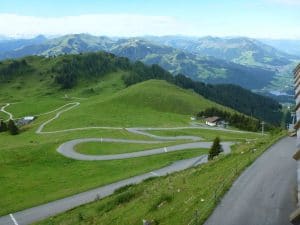 Blick vom Horn Richtung Streif