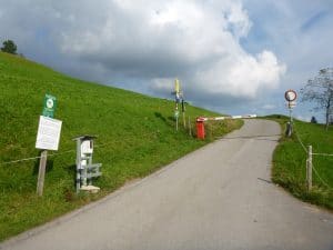Mautschranken in der Feistenau
