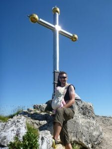 Am Kranzhorn Gipfel