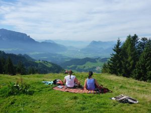 Picknick mit Aussicht